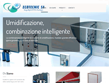 Tablet Screenshot of ecotecnic.ch